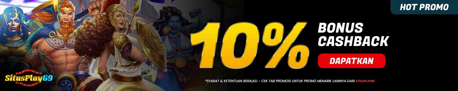 SITUSPLAY69 BONUS CASHBACK 10%